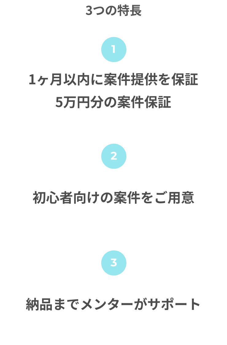 3つの特長